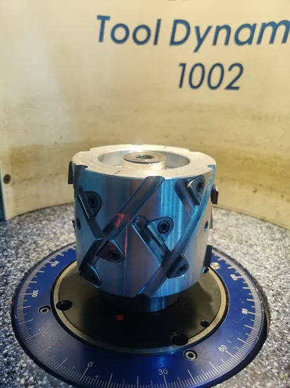 Diamond Pre-Milling Cutter with Changeable Tips on CNC